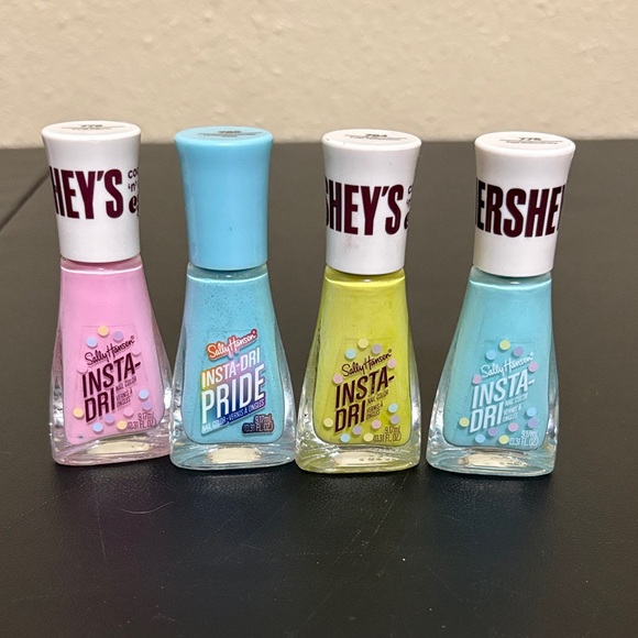 Sally Hansen Other - Sally Hansen  Hershey's Insta-Dri Nail Polish Set - Pink, Blue, Yellow